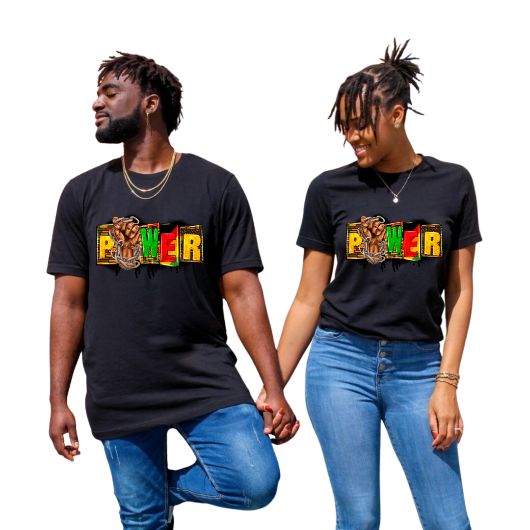 POWER JUNETEENTH T-SHIRT